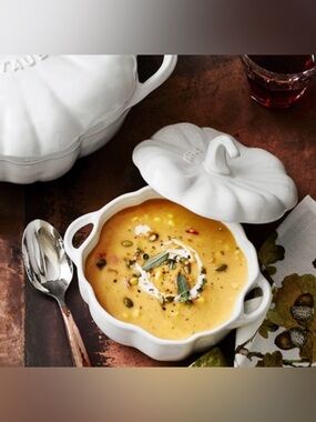 Staub Ceramic Mini Pumpkin Cocotte